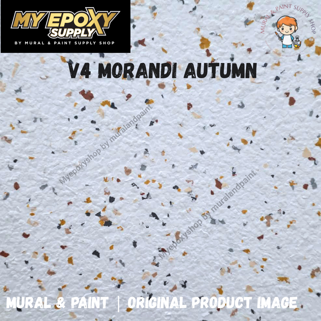 2K Morandi Terrazzo Epoxy Flake DIY Set | Seamless Stone Effect Flooring 莫兰迪水磨石DIY套装｜定制配色｜无缝仿石地面效果