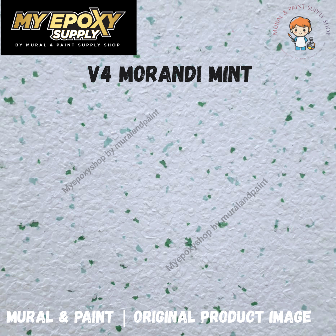 2K Morandi Terrazzo Epoxy Flake DIY Set | Seamless Stone Effect Flooring 莫兰迪水磨石DIY套装｜定制配色｜无缝仿石地面效果