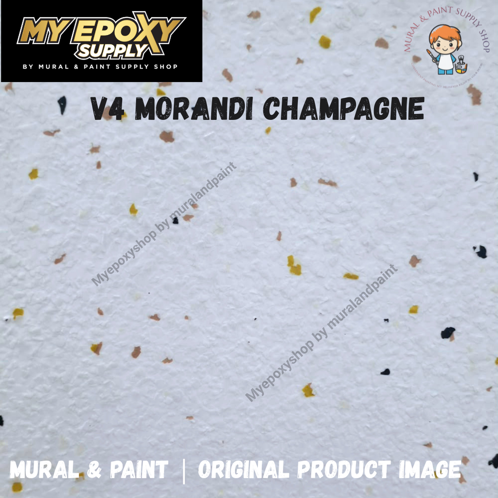 2K Morandi Terrazzo Epoxy Flake DIY Set | Seamless Stone Effect Flooring 莫兰迪水磨石DIY套装｜定制配色｜无缝仿石地面效果