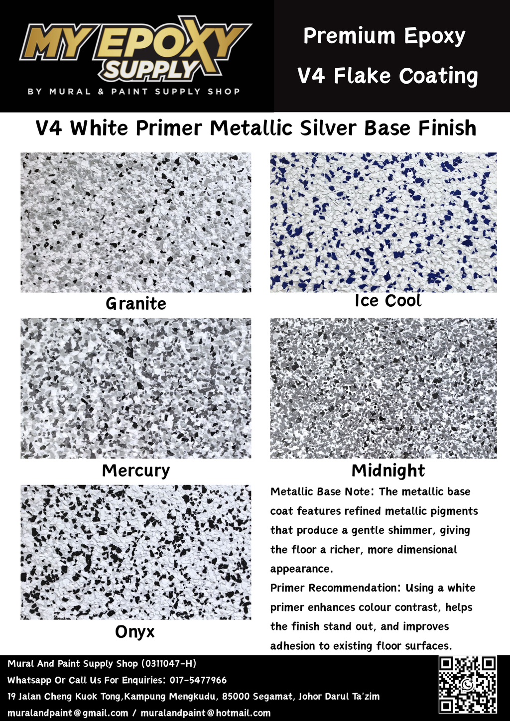 V4 Epoxy Flake DIY Sets – 3–5mm Terrazzo-Look Vinyl Flake