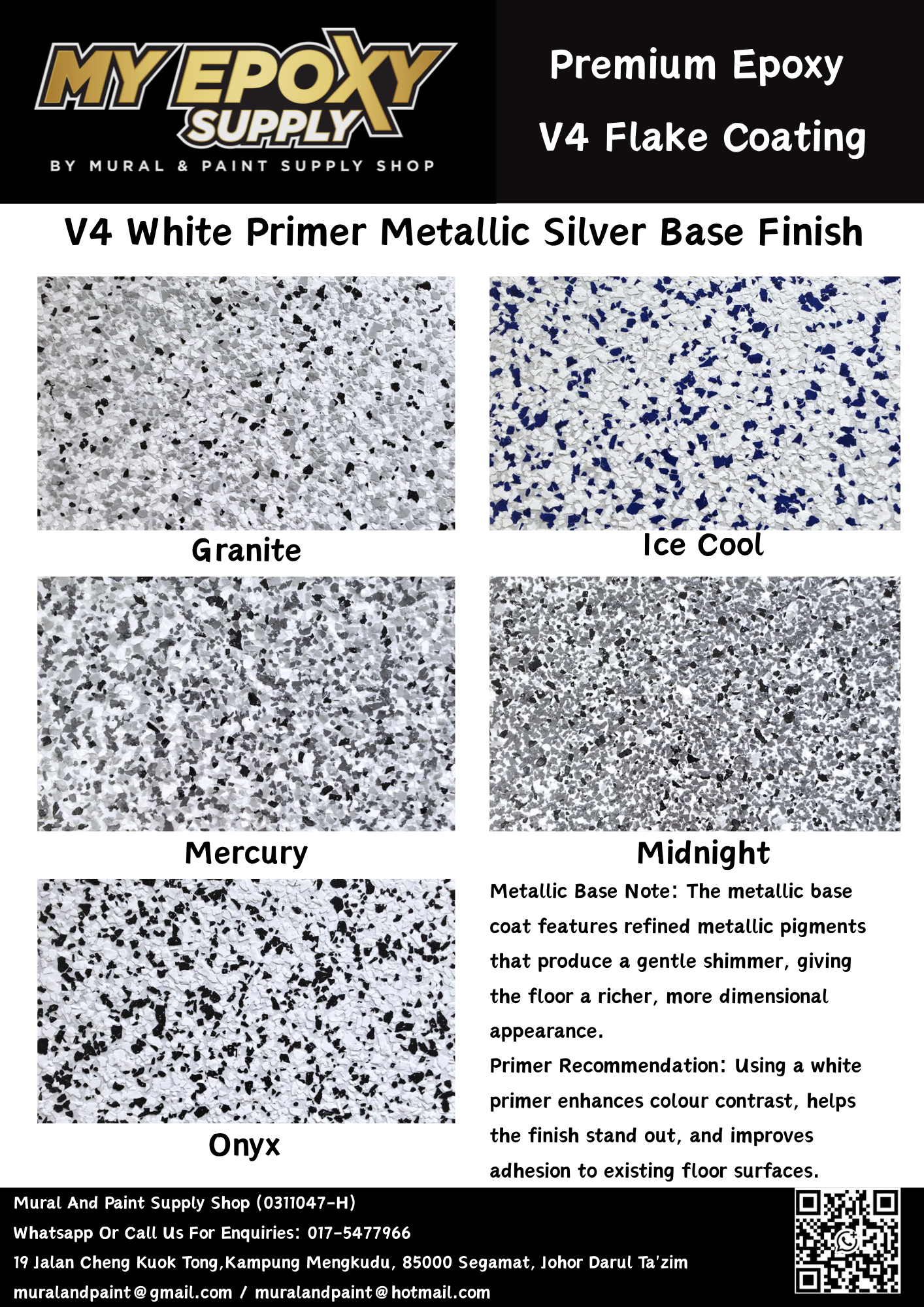 V4 Epoxy Flake DIY Sets – 3–5mm Terrazzo-Look Vinyl Flake