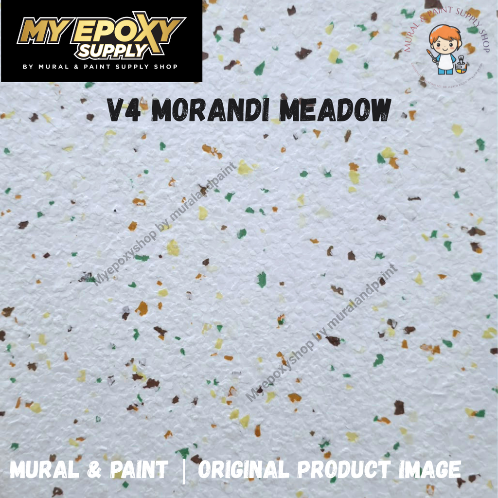 2K Morandi Terrazzo Epoxy Flake DIY Set | Seamless Stone Effect Flooring 莫兰迪水磨石DIY套装｜定制配色｜无缝仿石地面效果