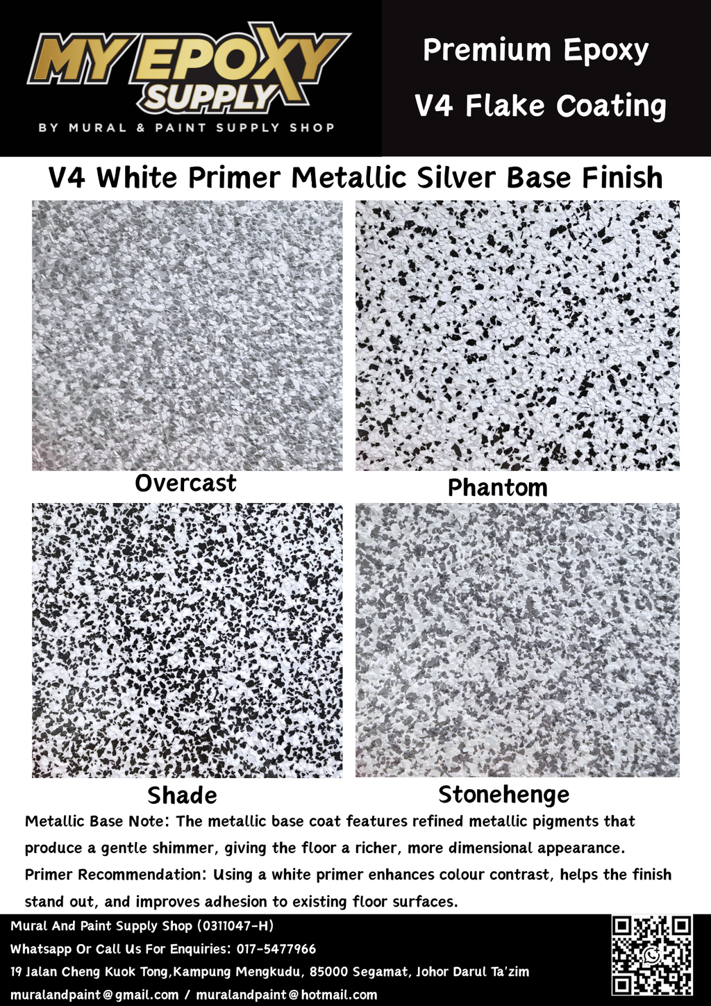 V4 Epoxy Flake DIY Sets – 3–5mm Terrazzo-Look Vinyl Flake
