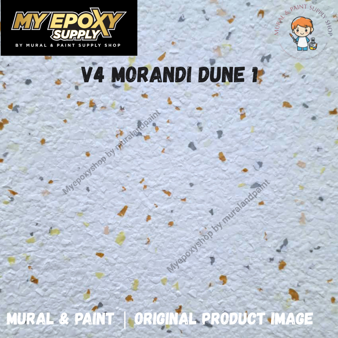 2K Morandi Terrazzo Epoxy Flake DIY Set | Seamless Stone Effect Flooring 莫兰迪水磨石DIY套装｜定制配色｜无缝仿石地面效果