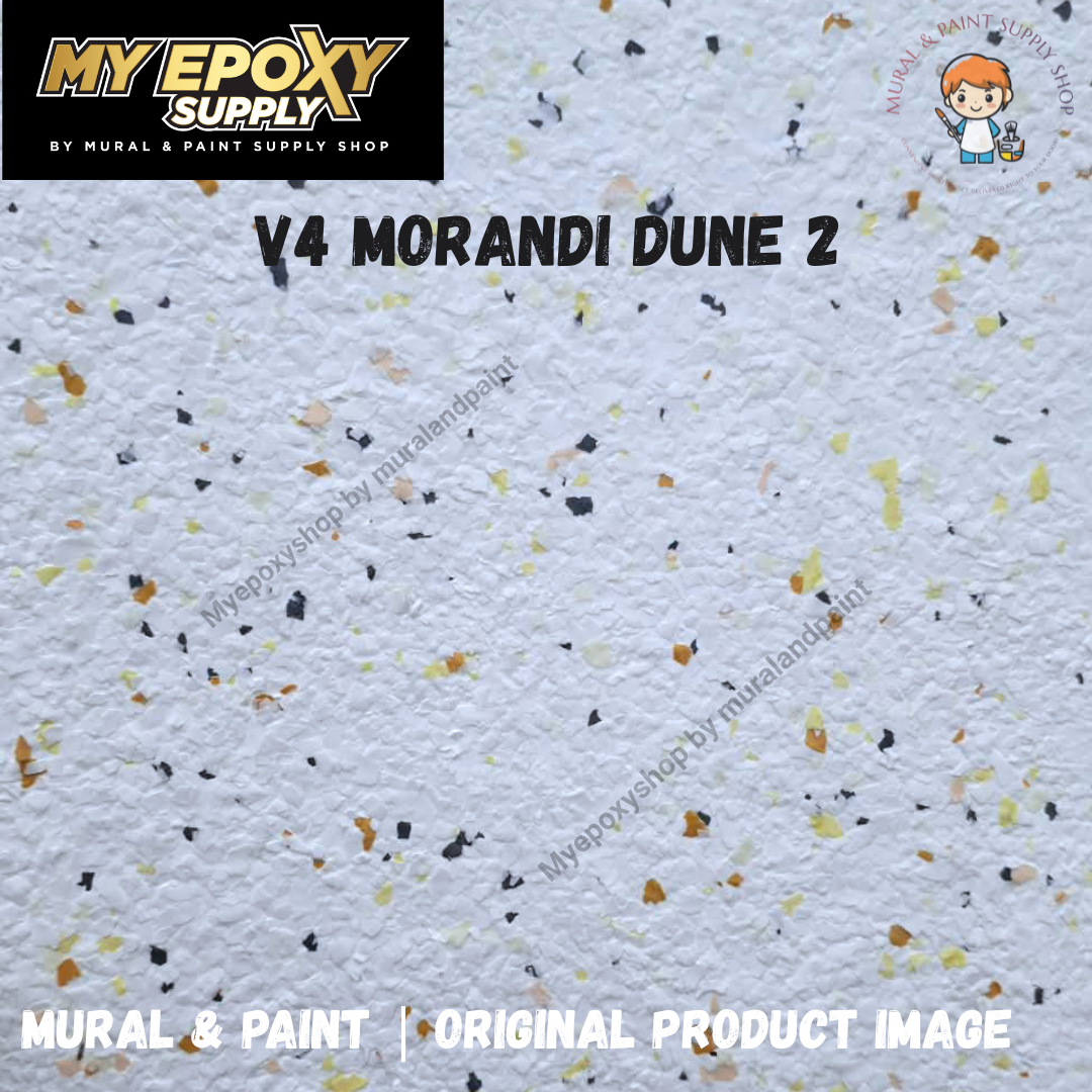 2K Morandi Terrazzo Epoxy Flake DIY Set | Seamless Stone Effect Flooring 莫兰迪水磨石DIY套装｜定制配色｜无缝仿石地面效果