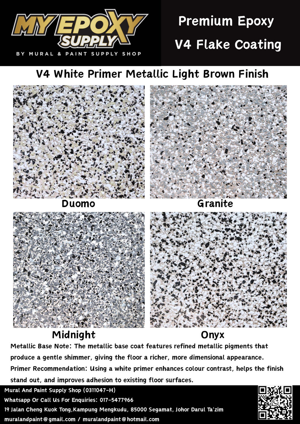 V4 Epoxy Flake DIY Sets – 3–5mm Terrazzo-Look Vinyl Flake