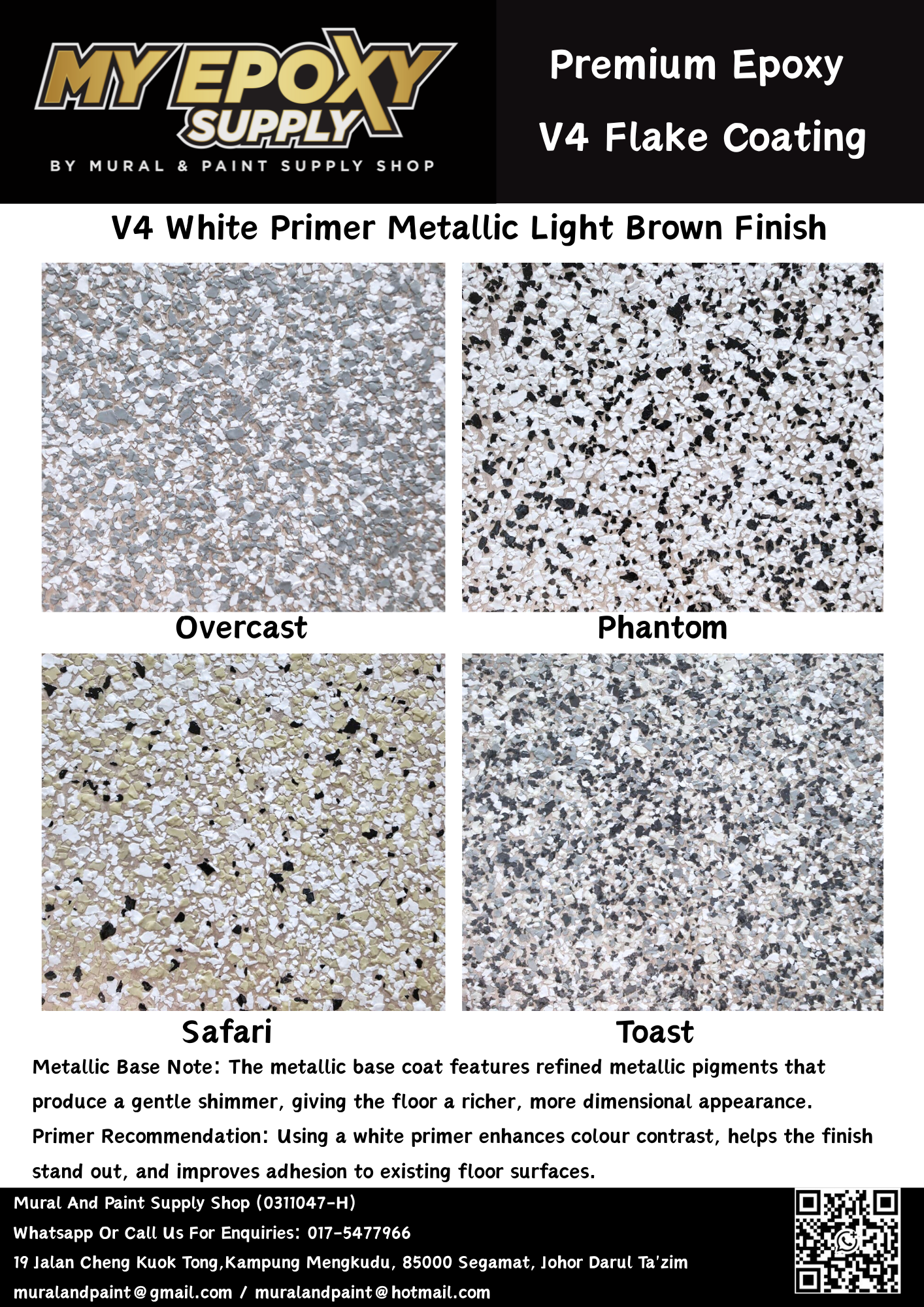V4 Epoxy Flake DIY Sets – 3–5mm Terrazzo-Look Vinyl Flake
