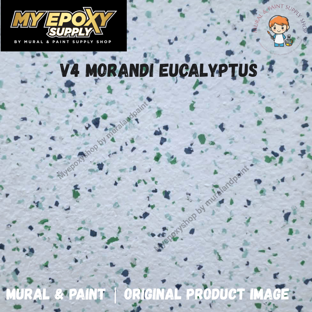 2K Morandi Terrazzo Epoxy Flake DIY Set | Seamless Stone Effect Flooring 莫兰迪水磨石DIY套装｜定制配色｜无缝仿石地面效果