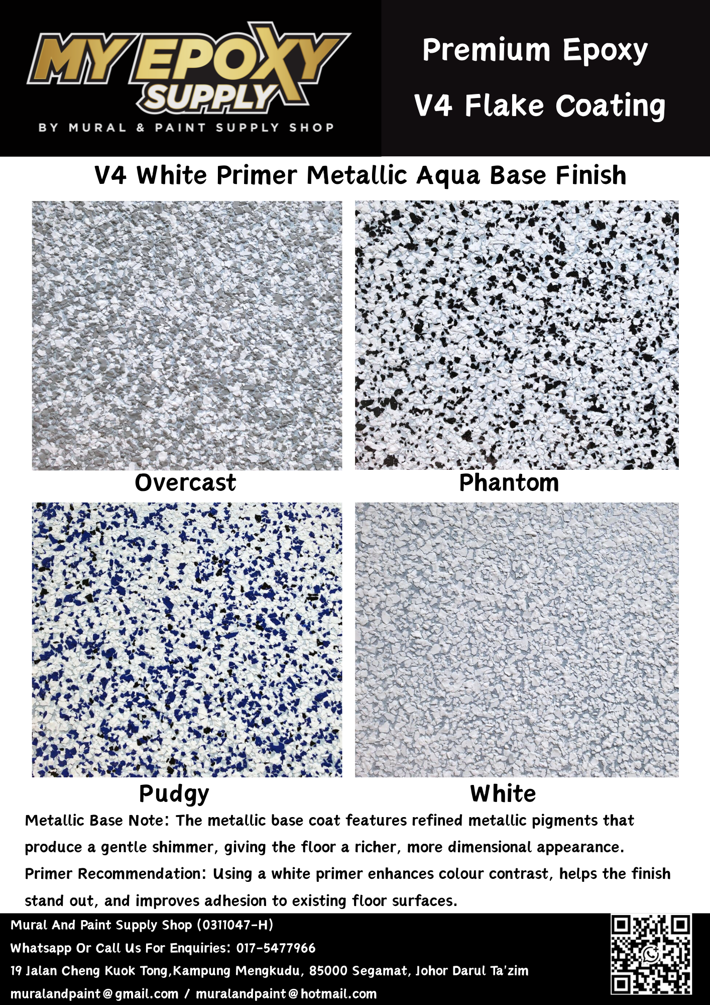 V4 Epoxy Flake DIY Sets – 3–5mm Terrazzo-Look Vinyl Flake