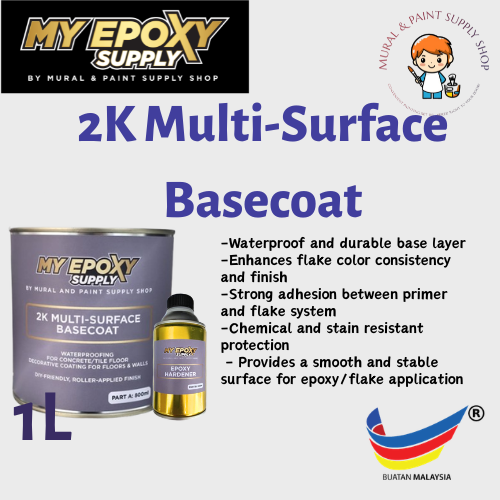 1L 2K Multi-Surface Basecoat - Flake System Layer