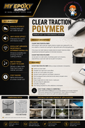 Clear Traction Polymer | Premium Anti-Slip for Industrial & Commercial Epoxy/Polyurethane Flooring