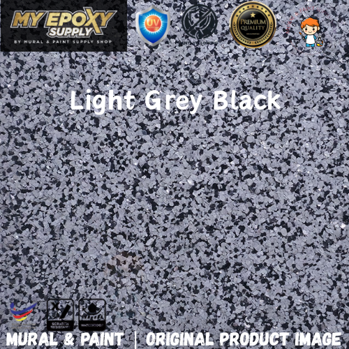 2K Pillar Epoxy Diamond Coating DIY Set | Grey Granite Stone Effect | Exterior Pillar & Wall  柱子钻石彩片DIY套装｜花岗岩效果｜户外柱子