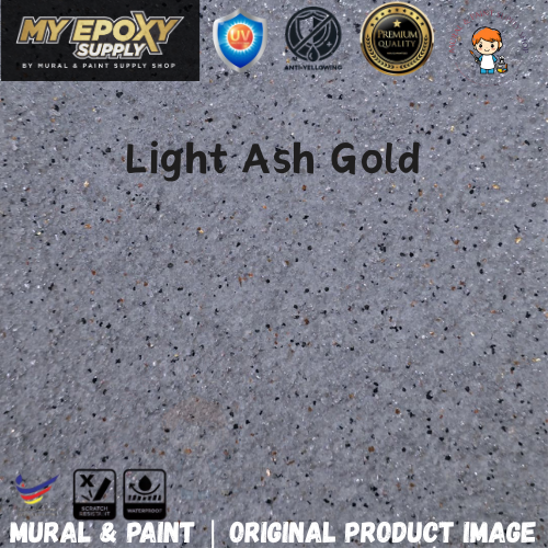 2K Pillar Epoxy Diamond Coating DIY Set | Grey Granite Stone Effect | Exterior Pillar & Wall  柱子钻石彩片DIY套装｜花岗岩效果｜户外柱子