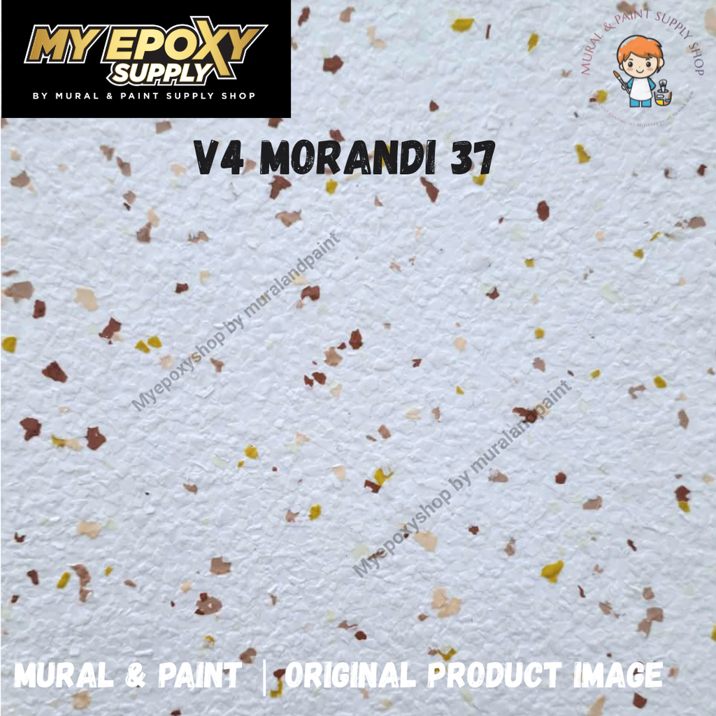 2K Morandi Terrazzo Epoxy Flake DIY Set | Seamless Stone Effect Flooring 莫兰迪水磨石DIY套装｜定制配色｜无缝仿石地面效果
