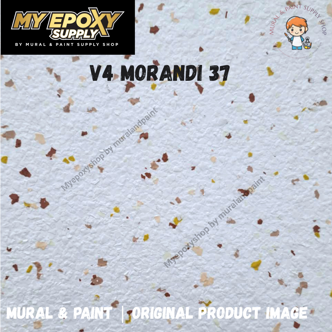 2K Morandi Terrazzo Epoxy Flake DIY Set | Seamless Stone Effect Flooring 莫兰迪水磨石DIY套装｜定制配色｜无缝仿石地面效果