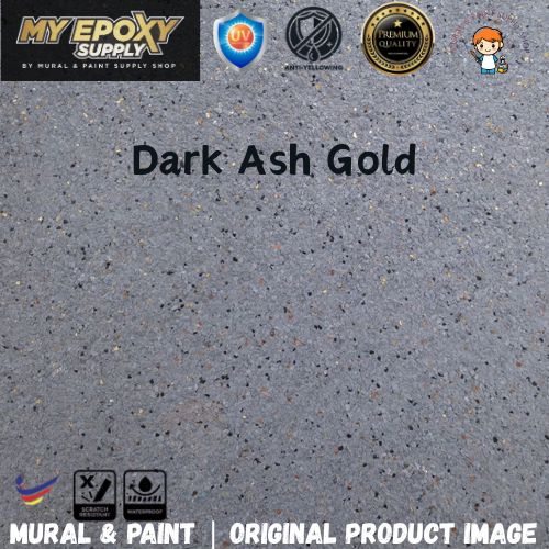 2K Pillar Epoxy Diamond Coating DIY Set | Grey Granite Stone Effect | Exterior Pillar & Wall  柱子钻石彩片DIY套装｜花岗岩效果｜户外柱子