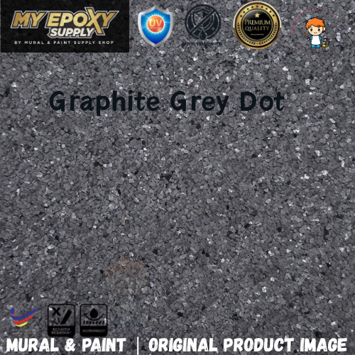 2K Pillar Epoxy Diamond Coating DIY Set | Grey Granite Stone Effect | Exterior Pillar & Wall  柱子钻石彩片DIY套装｜花岗岩效果｜户外柱子