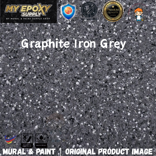 2K Pillar Epoxy Diamond Coating DIY Set | Grey Granite Stone Effect | Exterior Pillar & Wall  柱子钻石彩片DIY套装｜花岗岩效果｜户外柱子