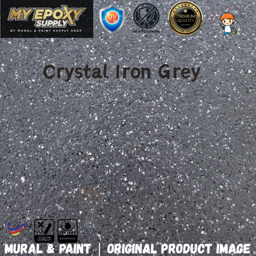 2K Pillar Epoxy Diamond Coating DIY Set | Grey Granite Stone Effect | Exterior Pillar & Wall  柱子钻石彩片DIY套装｜花岗岩效果｜户外柱子