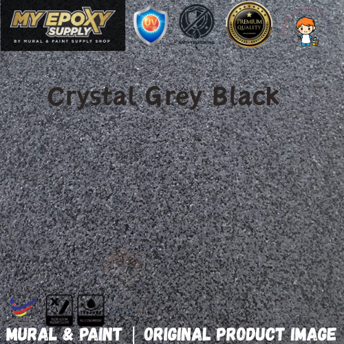 2K Pillar Epoxy Diamond Coating DIY Set | Grey Granite Stone Effect | Exterior Pillar & Wall  柱子钻石彩片DIY套装｜花岗岩效果｜户外柱子