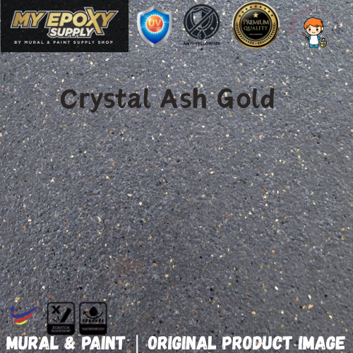 2K Pillar Epoxy Diamond Coating DIY Set | Grey Granite Stone Effect | Exterior Pillar & Wall  柱子钻石彩片DIY套装｜花岗岩效果｜户外柱子
