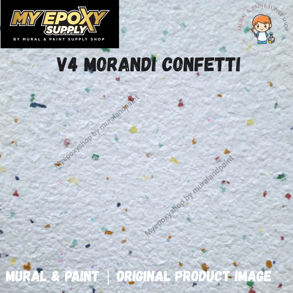 2K Morandi Terrazzo Epoxy Flake DIY Set | Seamless Stone Effect Flooring 莫兰迪水磨石DIY套装｜定制配色｜无缝仿石地面效果