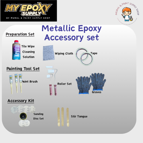Premium Metallic Epoxy Paint 1L
