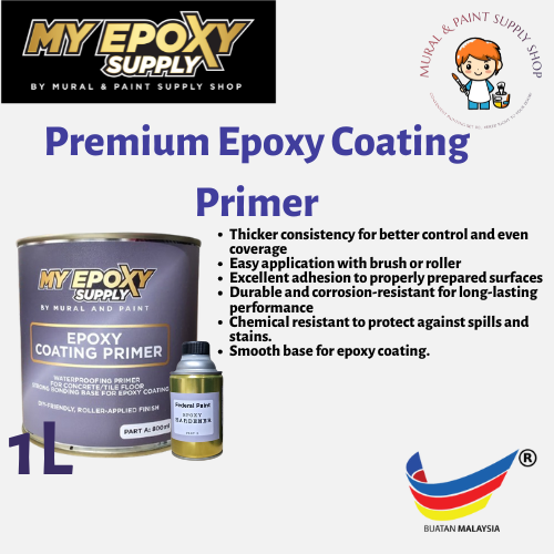 1L 2K Epoxy Coating System – Premium, Tintable & Customizable