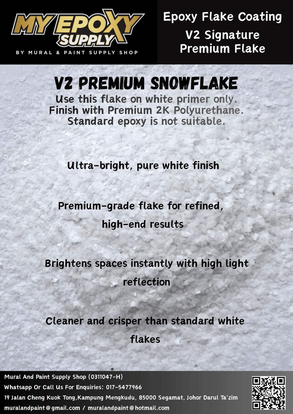 V2 Epoxy Flake DIY Sets – SnowFlake Series DIY Sets