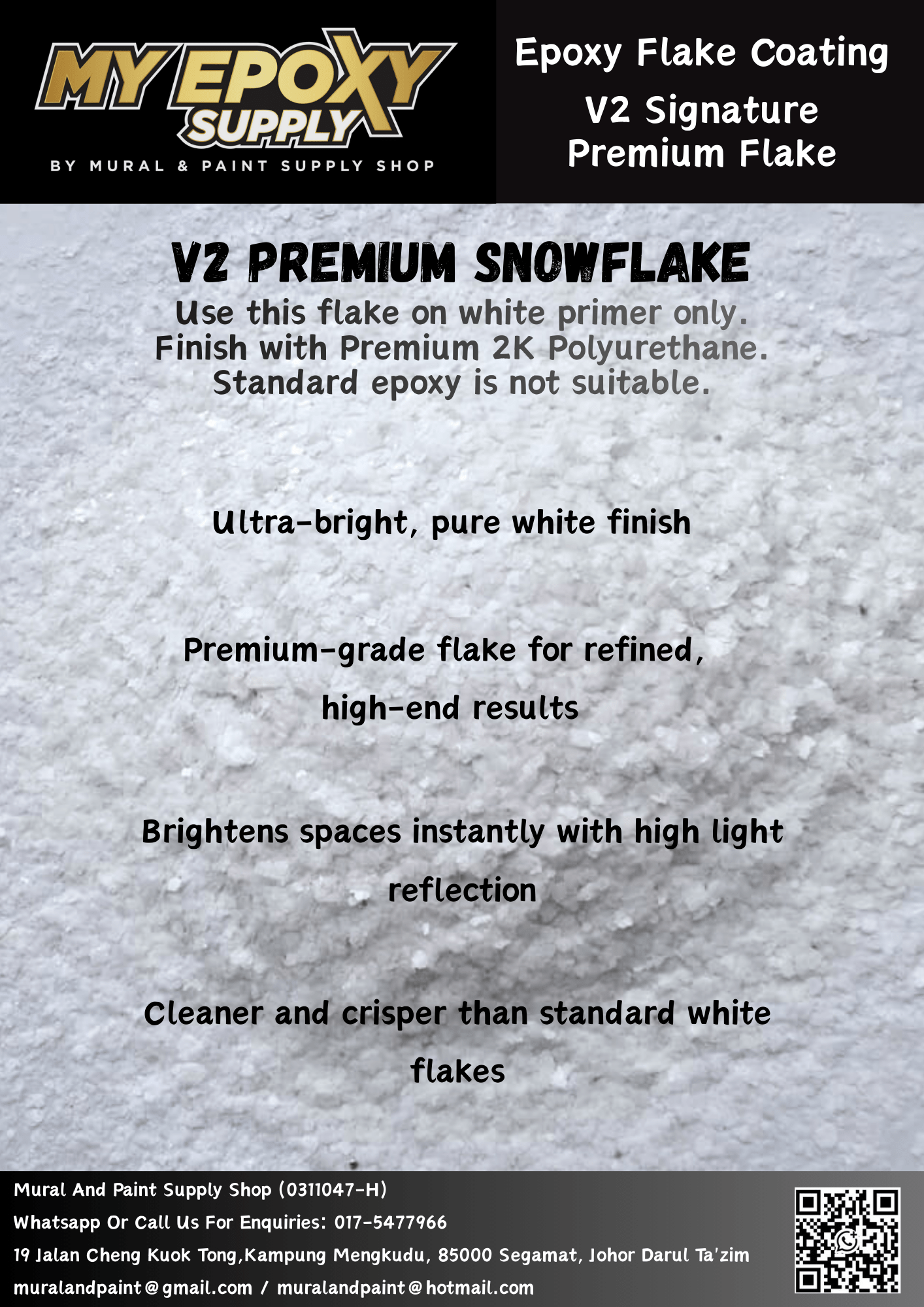 V2 Epoxy Flake DIY Sets – SnowFlake Series DIY Sets