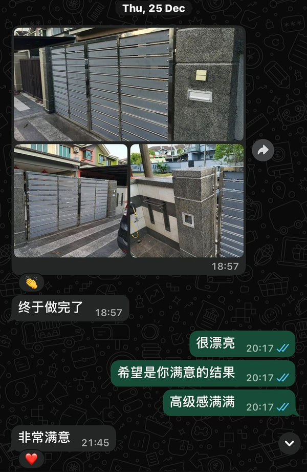 WhatsApp Customer Feedback