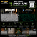 V6 Luminous Flake Epoxy DIY Set | Glow-in-the-Dark Effect  | V6 夜光彩片DIY套装｜夜光效果