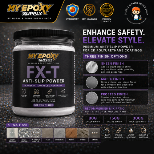 FX-T Powder – Sheen, Matte, & Frosted Finish Coating for Floors & Surfaces