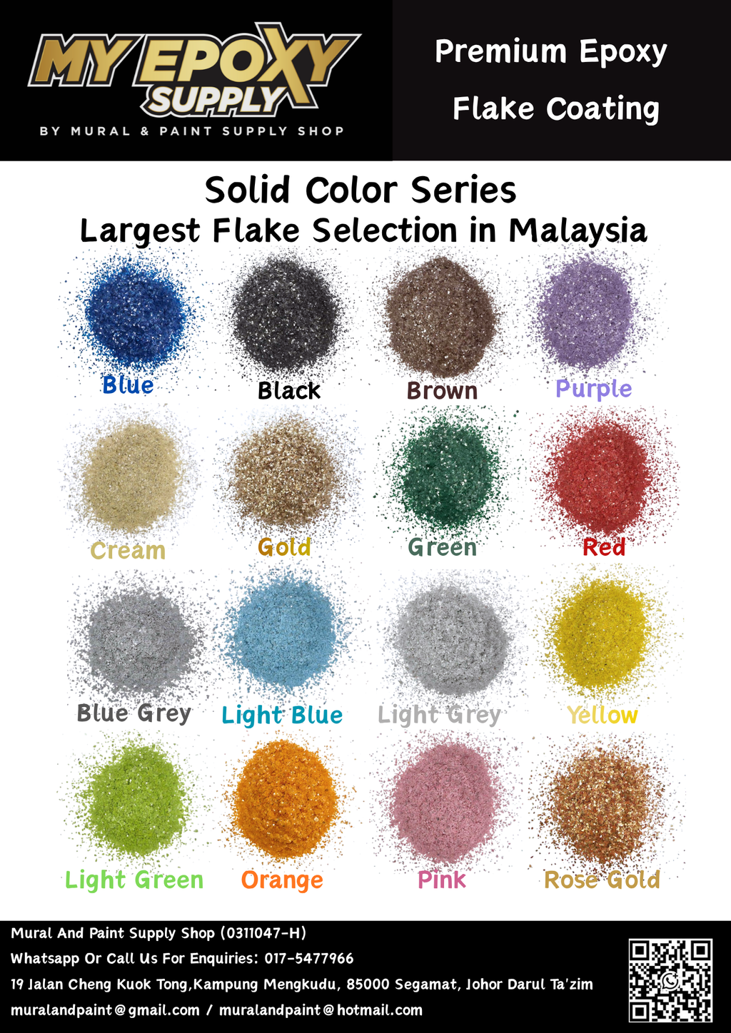V1 Epoxy Flake DIY Sets – 1-2mm Mica Flake Series DIY Sets