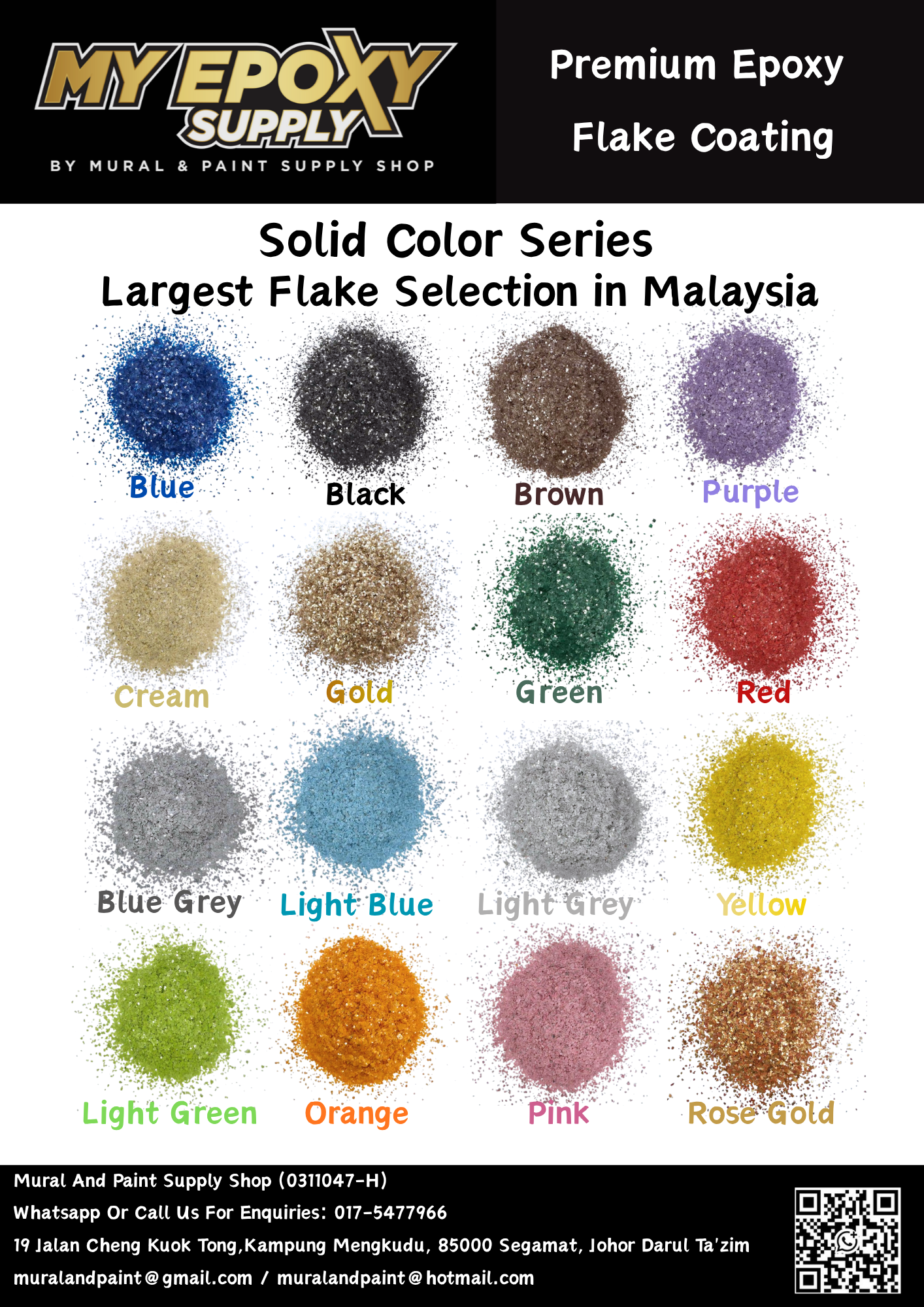 V1 Epoxy Flake DIY Sets – 1-2mm Mica Flake Series DIY Sets