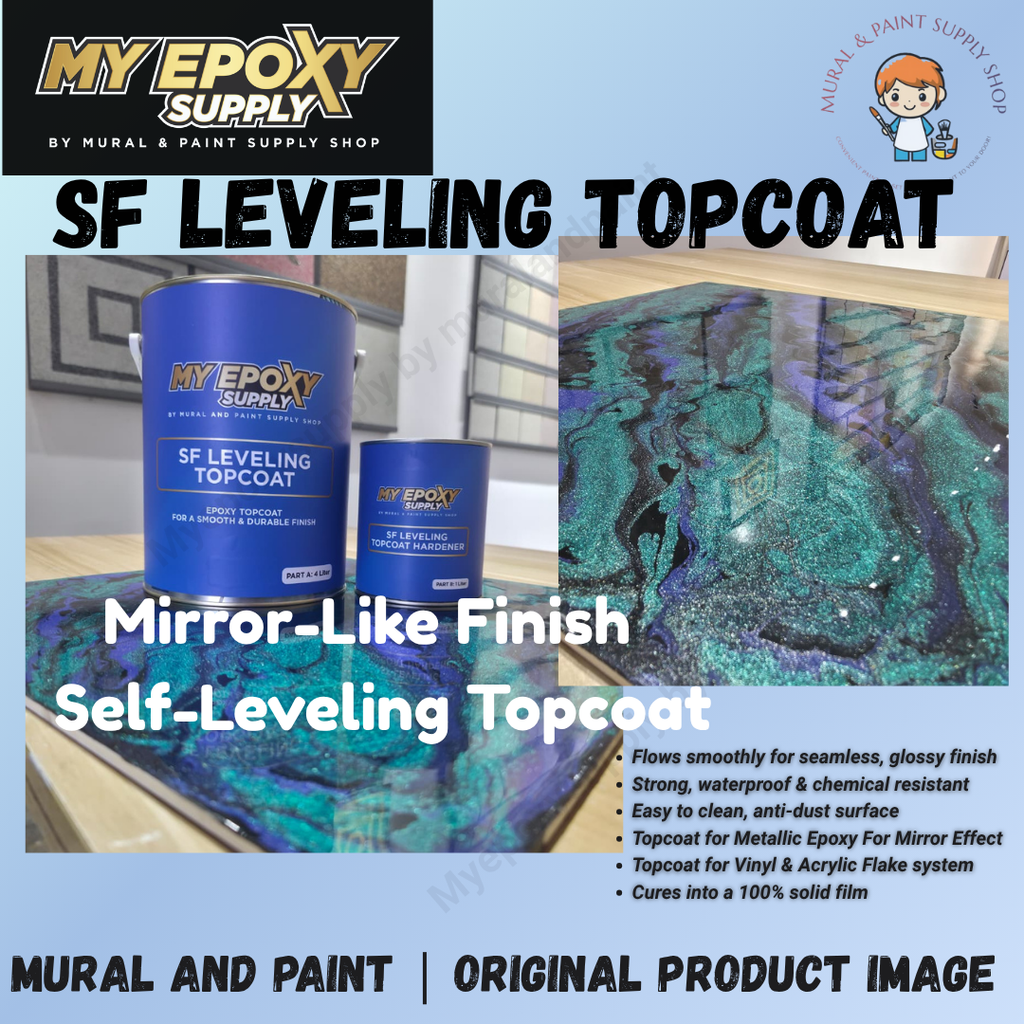 2K SF Leveling Topcoat | Solvent-Free Epoxy Finishing Layer 5L